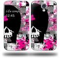 Scene Girl Skull - Decal Style Skin (fits Samsung Galaxy S IV S4)