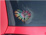 Tie Dye Swirl 109 - I Heart Love Car Window Decal 6.5 x 5.5 inches