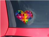 Spectrums - I Heart Love Car Window Decal 6.5 x 5.5 inches