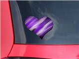Paint Blend Purple - I Heart Love Car Window Decal 6.5 x 5.5 inches