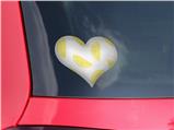 Lemons - I Heart Love Car Window Decal 6.5 x 5.5 inches