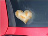 Oranges Orange - I Heart Love Car Window Decal 6.5 x 5.5 inches