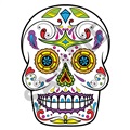 Sugar Skull 01 47x64 inch - Fabric Wall Skin Decal