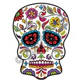 Sugar Skull 02 47x63 inch - Fabric Wall Skin Decal