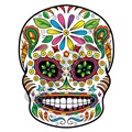 Sugar Skull 03 47x61 inch - Fabric Wall Skin Decal