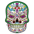 Sugar Skull 05 47x62 inch - Fabric Wall Skin Decal