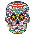 Sugar Skull 12 47x61 inch - Fabric Wall Skin Decal