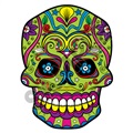 Sugar Skull 22 18x24 inch - Fabric Wall Skin Decal