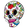 Sugar Skull 26 37x48 inch - Fabric Wall Skin Decal