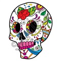 Sugar Skull 26 47x62 inch - Fabric Wall Skin Decal