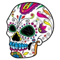 Sugar Skull 30 41x48 inch - Fabric Wall Skin Decal