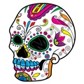 Sugar Skull 30 47x55 inch - Fabric Wall Skin Decal