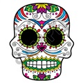 Sugar Skull 34 20x24 inch - Fabric Wall Skin Decal