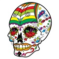 Sugar Skull 39 38x48 inch - Fabric Wall Skin Decal