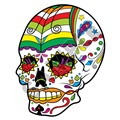 Sugar Skull 39 47x59 inch - Fabric Wall Skin Decal