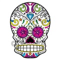 Sugar Skull 43 34x48 inch - Fabric Wall Skin Decal