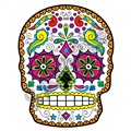 Sugar Skull 45 47x60 inch - Fabric Wall Skin Decal