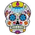 Sugar Skull 46 47x58 inch - Fabric Wall Skin Decal