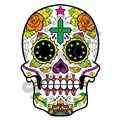 Sugar Skull 50 34x48 inch - Fabric Wall Skin Decal