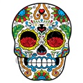 Sugar Skull 51 18x24 inch - Fabric Wall Skin Decal