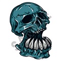 Skull 04 47x64 inch - Fabric Wall Skin Decal