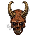 Skull Deamon 07 47x76 inch - Fabric Wall Skin Decal