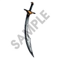 Medieval Weapons Sword 01 5x24 inch - Fabric Wall Skin Decal